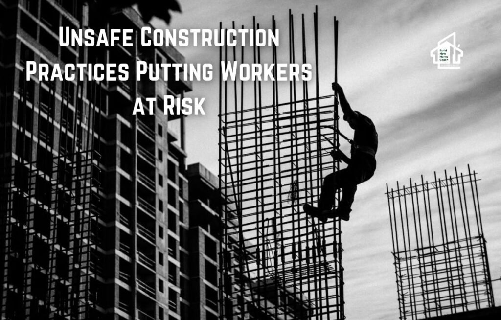 Silhouette of a construction worker